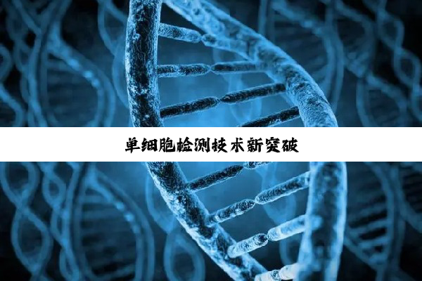 单细胞检测技术新突破